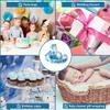 Baby Shower Party Ribbon, 10 Yards/Roll "It's A BOY/Girl" Ribbon Blue Baby Shower Baptism Party Favor Gift Ribbon(Blue) view 4