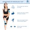 50 Precut axion Kinesiology Tapes Strips| Beige Pre-Cut Sport Tape Strips 10x2in | Waterproof  Skin-Friendly  Elastic | Kinesiology Tapes Ideal for Sports view 2