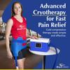 Brace Direct BlueIce Cold Therapy Machine  Cryotherapy for Pain Relief  Ice Machine for Knee After Surgery, Back, Shoulder, Hip, and Ankle  Cold Compression for Arthritis and Post-Surgery Relief view 3