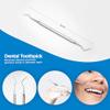 4tified Dental Tools Hygiene Kit 4 PCS French Stainless Steel Professional Teeth Cleaning Home Use Plaque Calculus Removal Tartar Scraper Scaler Fogless Mirror Dental Pick Vegan Leather case view 3