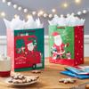 Hallmark 9" Medium Christmas Gift Bags for Kids (Let it Snow, Santa Delivery Truck, Dancing Penguins, Dogs, Snowman) for Grandchildren, Nieces, Nephews view 2
