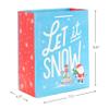 Hallmark 9" Medium Christmas Gift Bags for Kids (Let it Snow, Santa Delivery Truck, Dancing Penguins, Dogs, Snowman) for Grandchildren, Nieces, Nephews view 3