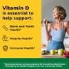 Nature Made Vitamin D3 K2 Supplement, 5000 IU (125 mcg) Vitamin D for Bone, Teeth, Muscle and Immune Support, 30 D3 and K2 Softgels, 30 Day Supply view 2