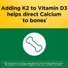 Nature Made Vitamin D3 K2 Supplement, 5000 IU (125 mcg) Vitamin D for Bone, Teeth, Muscle and Immune Support, 30 D3 and K2 Softgels, 30 Day Supply view 3