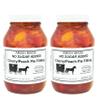 Amish Pie Filling and Topping - (Two - 32 Oz Jars) (Cherry Peach NSA) view 1