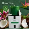 LAFCO New York Signature Candle, Jungle Bloom - 15.5 oz - 90-Hour Burn Time - Reusable, Hand Blown Glass Vessel - Made in The USA view 4