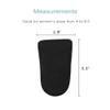3/4 Inch(18mm) Leg Length Discrepancy Lifts for Men and Women (2 X-Small Lefts) Black view 2