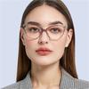 Transition Photochromic bifocal Cat Eye Progressive Multifocal Presbyopic Reading Glasses Sunglasses for Women Readers (leopard, 2.75, multiplier_x) view 2