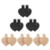 Beaupretty 6 Pack Pu Leather High Heel Inserts Adhesive Liners for Women Non-Slip Heel Pads for Shoes view 1