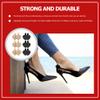 Beaupretty 6 Pack Pu Leather High Heel Inserts Adhesive Liners for Women Non-Slip Heel Pads for Shoes view 2
