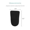 3/4 Inch(18mm) Leg Length Discrepancy Lifts for Men and Women (2 X-Small Rights) Black view 2