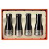 Cigar Mouthpiece Set for Men and Women Short Cigar Holder(Black+Silver) view 1