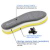 2 Pair -Shoe Inserts for Mens Memory Foam Insoles,Replacement Insoles for Work Boots Running Shoes, Cushion Shock Absorbing for Foot Pain Relief, Comfort Breathable Inner Soles 45EU,US12 view 2
