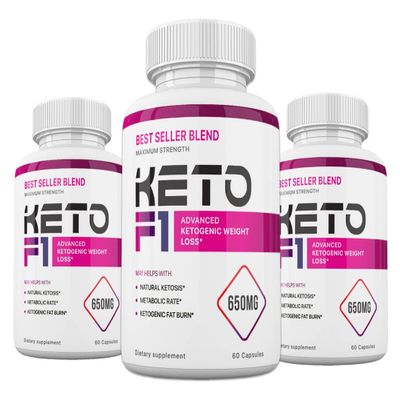 Nutra City (3 Pack) Keto F1 Blend Formula, 180 Capsules, 3 Months Supply