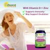 aSquared Nutrition Myo-Inositol & D-Chiro Inositol Supplement - 180 Capsules - Plus Vitamin D3 and Zinc - Myo & D-Chiro Inositol 40 to 1 Ratio - VIT B8 Complex Pills view 2
