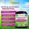aSquared Nutrition Myo-Inositol & D-Chiro Inositol Supplement - 180 Capsules - Plus Vitamin D3 and Zinc - Myo & D-Chiro Inositol 40 to 1 Ratio - VIT B8 Complex Pills view 4