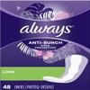 Always Anti-Bunch Xtra Protection Daily Long Liners - Unscented, 48 ct view 1