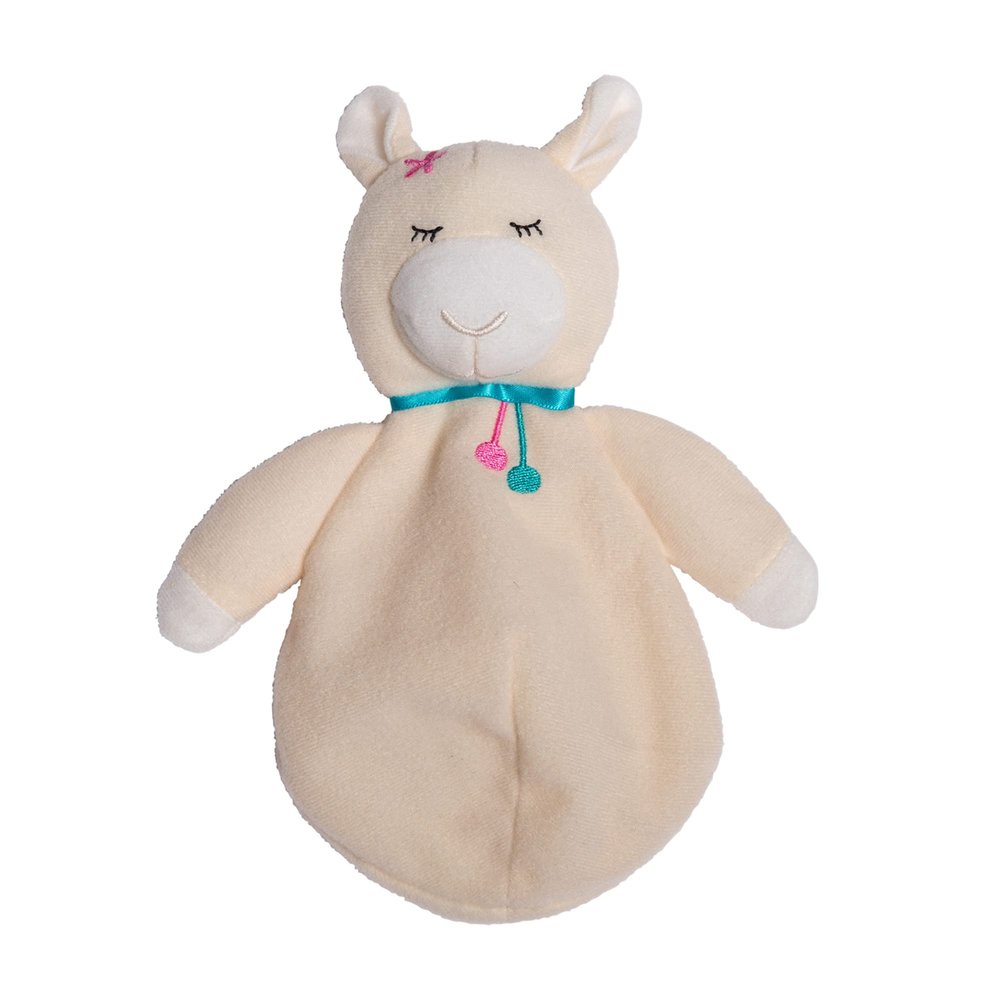 J.L. Childress BooBooZoo Reusable Kids Ice Pack - Soft Buddy Compress, First Aid Cool Pack for Babies & Toddlers, for Minor Injuries, Bumps, Aches, & Bruises - Llama