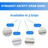 12' Knurled Grip Stainless Steel Bathroom Grab Bar | 304 ADA Shower Bars Safety Holds Upto 400lbs, Grab Bars for Bathtubs and Showers view 3