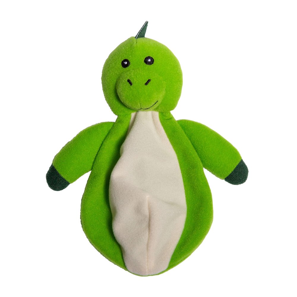 J.L. Childress BooBooZoo Reusable Kids Ice Pack - Soft Buddy Compress, First Aid Cool Pack for Babies & Toddlers, for Minor Injuries, Bumps, Aches, & Bruises - Dinosaur