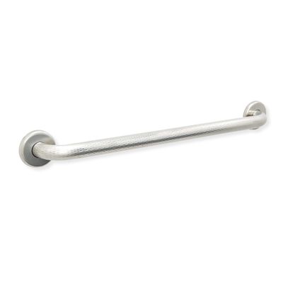 12" Shur Grip Shower Handle | 304 Stainless Steel Bathroom Grab Bar for Seniors, Handicap | ADA Safety Bar for Elderly, Holds Up to 400lbs | For Bathtubs and Showers