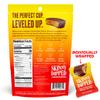 SkinnyDipped Milk Chocolate Peanut Butter Cups, 4g Sugar, Low Sugar, No Palm Oil, Gluten Free, 3.17 Ounce Bag, 1 Pack (6 Cups Total) view 2