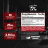5% Nutrition Rich Piana Liquid L-Carnitine 3150 | Premium 4 Source Blend + GBB, The Super Carnitine (Mandarin Orange) view 2