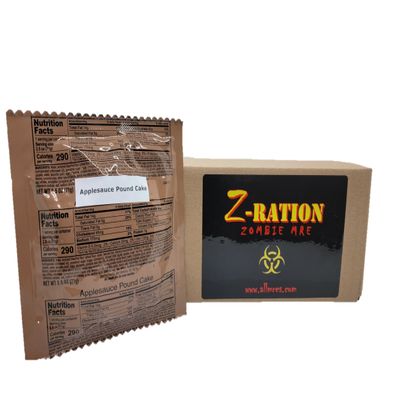6 pack MRE Desserts/First Inspection date 2023 to 2025 / Fresh & Fast! (Applesauce Pound Cake)