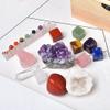 1set Natural Crystal Gift Box Healing Mineral Specimen Irregularity Raw Crystal Souvenir Seven Chakras Collection Ornament Gifts (13pcs) view 1