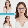 25DU Reading Glasses for Women - Blue Light Blocking Ladies Readers with Pouches Anti Eyestrain/Glare Women's Computer Eyeglasses (4 Pairs Mix Color, 3.50, multiplier_x) view 2