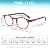 25DU Reading Glasses for Women - Blue Light Blocking Ladies Readers with Pouches Anti Eyestrain/Glare Women's Computer Eyeglasses (4 Pairs Mix Color, 3.50, multiplier_x) view 3