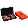 COMFASH Humidor Holds 5 Cigars Travel Portable Humidor Vehicular Humidor Aviation PC Material Men's Cigar Case with Humidifier Men's, Set,20.2 * 13 * 4cm view 2