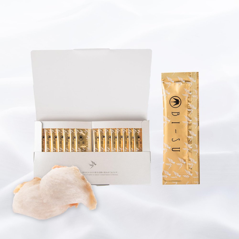 BI-SU Birds Nest Essence Enzyme Stick 30PCS (3.9g per Sachet), 42 Natural Fermented Ingredients, Nutrient-Rich Super Food Diet, Nourish Body Stimulate Metabolism, Japan Celebrity Highly Recommend
