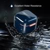 whoobell Denture CupRetainer Case,Cute Night Mouth Guard Box Holder, Storage Soak Container with Strainer basket for Travel Cleaning (Blue) view 4