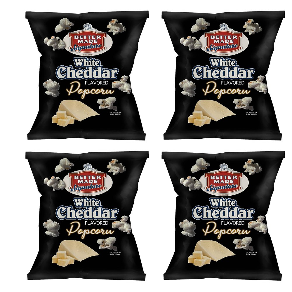 Better Made Special Popcorn (4) 6-8oz Bags - (Pack of 4) (WHITE CHED)