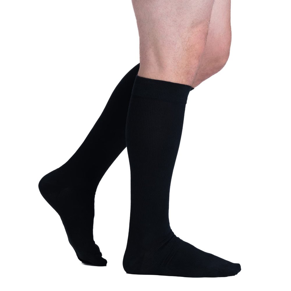 EvoNation Men & Women Knee High 20-30 mmHg Graduated Compression Cotton Socks  Firm Pressure Compression Garment