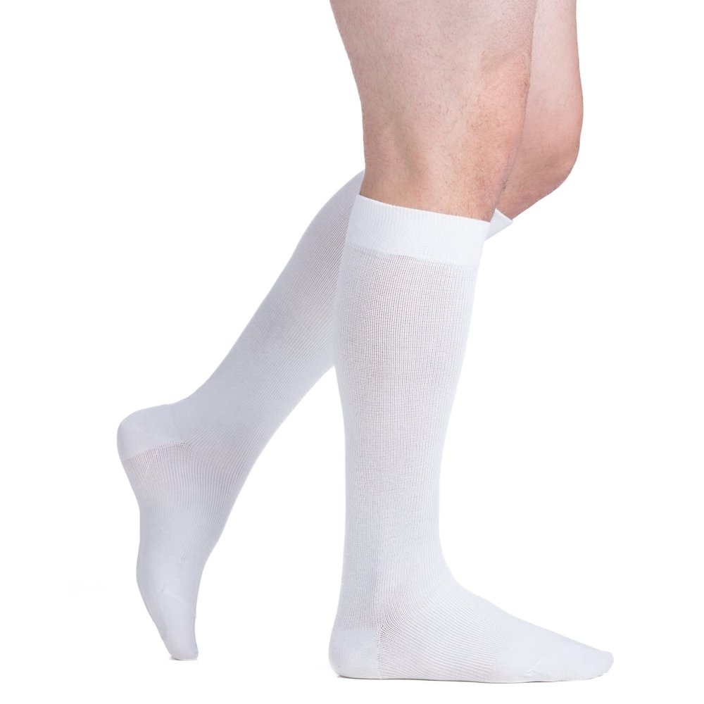 EvoNation Men & Women Knee High 20-30 mmHg Graduated Compression Cotton Socks  Firm Pressure Compression Garment