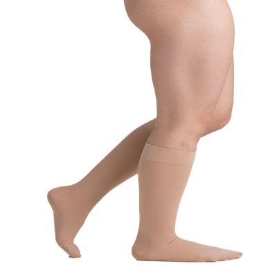 EvoNation Men & Women Knee High 20-30 mmHg Graduated Compression Opaque Socks  Firm Pressure Compression Garment