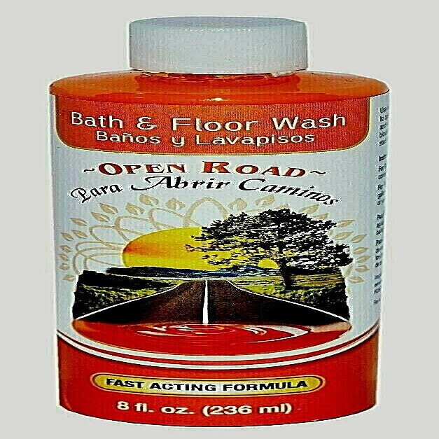 1 PC OPEN ROAD ABRE CAMINO BATH & FLOOR WASH 8 OZ - SPIRITUAL MYSTICAL