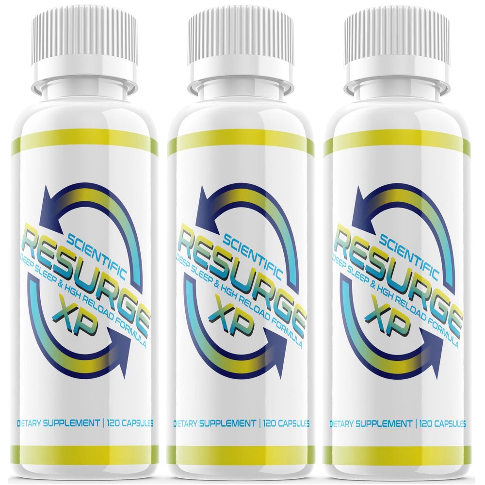 Alpha Pure Scientific Resurge XP Deep Sleep Support Formula 120 Capsules (3 Pack) Sleeping melatonin