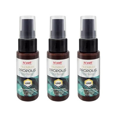 (Pack of 3) Hi Well Premium Propolis MGO 830+ Oral Spray 30ml