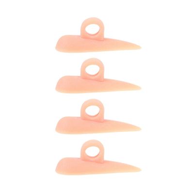 Healifty 4pcs Comfortable Straighteners for Bunion Relief Ergonomic Design for Foot Skin Tone for Everyday Use