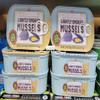 TraderB Trader Joes Lightly Smoked Mussels in Extra Virgin Olive Oil 4.02oz 114g (Six Cans) view 1