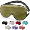 Quietstore Silk Sleep Mask - Mulberry Eye Masks for Sleeping, Luxury & Comfortable Face Blackout Cover for Women & Men with Adjustable Non - Slip Strap, Elastic Light Blocking (Green) view 1