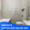 24 Shower Handle Smooth Grip | 304 Stainless Steel Grab Bars for Bathtubs and Showers | Polished Chrome ADA Standard Hand Rails for Seniors, Children, Injured People | Supports Upto 400lbs view 4