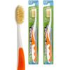 MOUTHWATCHERS Soft Flossing Manual Toothbrush for Adults, 2 Pack, Orange, Ultra Clean, Good for Sensitive Teeth and Gums, by Dr. Plotka's view 1