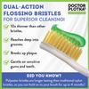 MOUTHWATCHERS Soft Flossing Manual Toothbrush for Adults, 2 Pack, Orange, Ultra Clean, Good for Sensitive Teeth and Gums, by Dr. Plotka's view 2