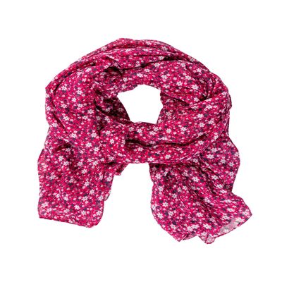 Insect Shield Wildflower Versatile Scarf Wrap for Insect & Bug Protection, Berry, One Size