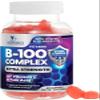 Vitamin B Complex Gummies - Extra Strength Super B Vitamin Gummy with Vitamin C For Immune Support - Energy Support Supplements with Folic Acid, Niacin, B6, B12 & Biotin for Men & Women - 60 Gummies view 1