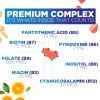 Vitamin B Complex Gummies - Extra Strength Super B Vitamin Gummy with Vitamin C For Immune Support - Energy Support Supplements with Folic Acid, Niacin, B6, B12 & Biotin for Men & Women - 60 Gummies view 3